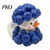 Unique Gift for Bestie Blueberry Duck Resin Ornament, Cute Cartoon Figurine, Miniature Creative Figurine Animal Statue Home Office Desk Car Dashboard