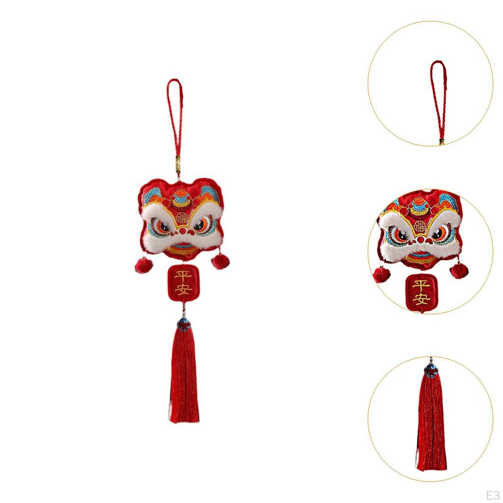 Китайское украшение на год, подвесной шарм с кисточками, фэншуй, подвесное украшение в виде змеи