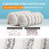Replacement Mop Flat Cloth With Microfiber Fabric For Household Tool Cleaning