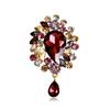 Блестящие Искрящиеся Роскошные Винтажные Ретро Броши для Девочек Элегантные Хрустальные Модные Украшения для Женщин Женские Аксессуары Низкий Минимальный Объем Заказа