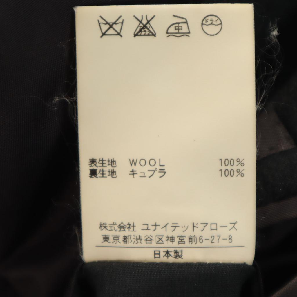 UNITED ARROWS Шерстяной приталенный пиджак Made in Japan 48 серый Мужской Б/У