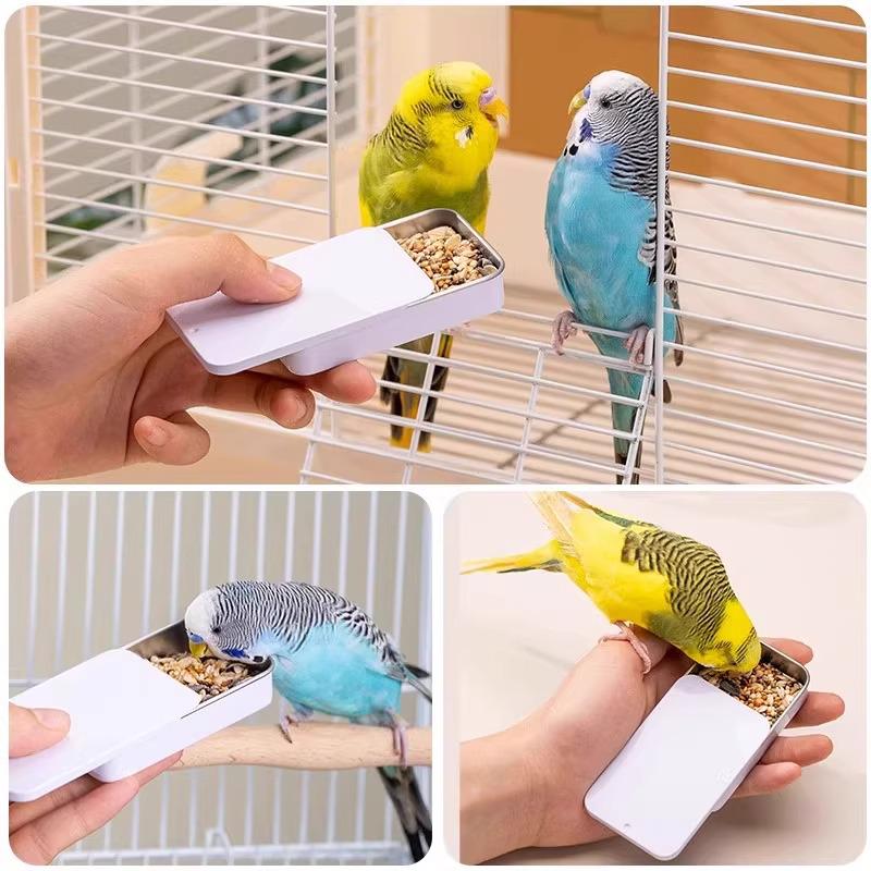 Коробка для лакомств и кормушка для тренировки попугаев (кореллы и волнистые попугайчики)