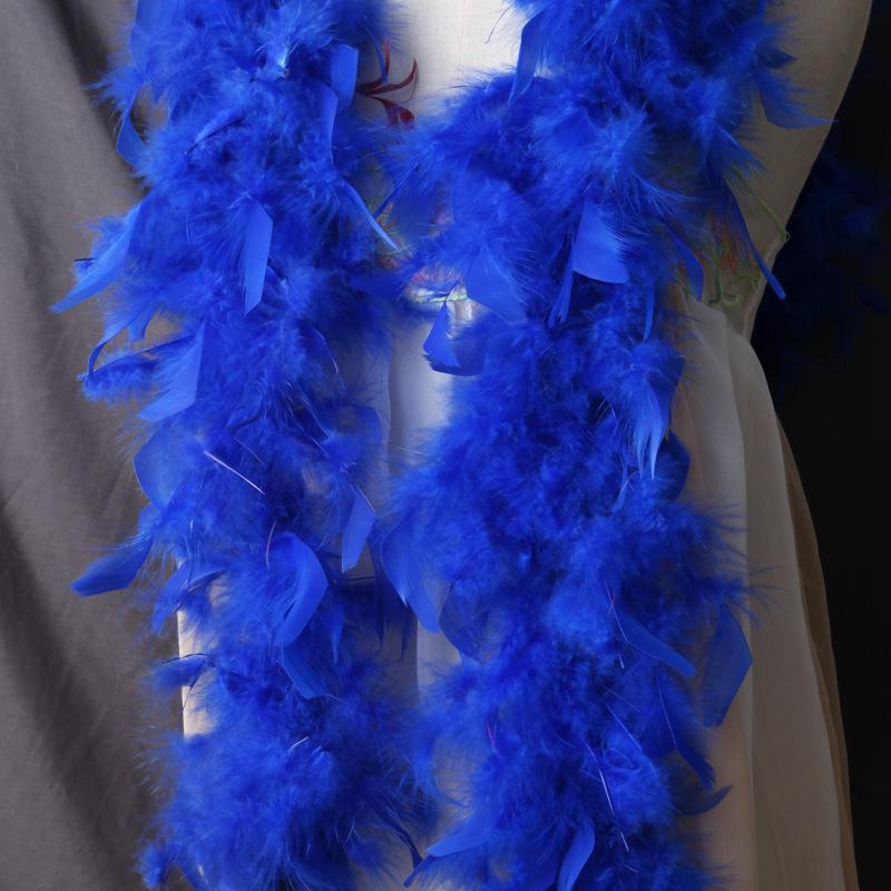 DIY Pink Turkey Feather Boa 2 Meter 40g 60g 90g Fluffy Chandelle Feathers for Carnival Party Dress Clothes Costume Scarf Shawl