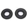 2Pcs Ear Pad Cushion Replacement Headphone Accessory for Sennheiser HD25 Headset Black