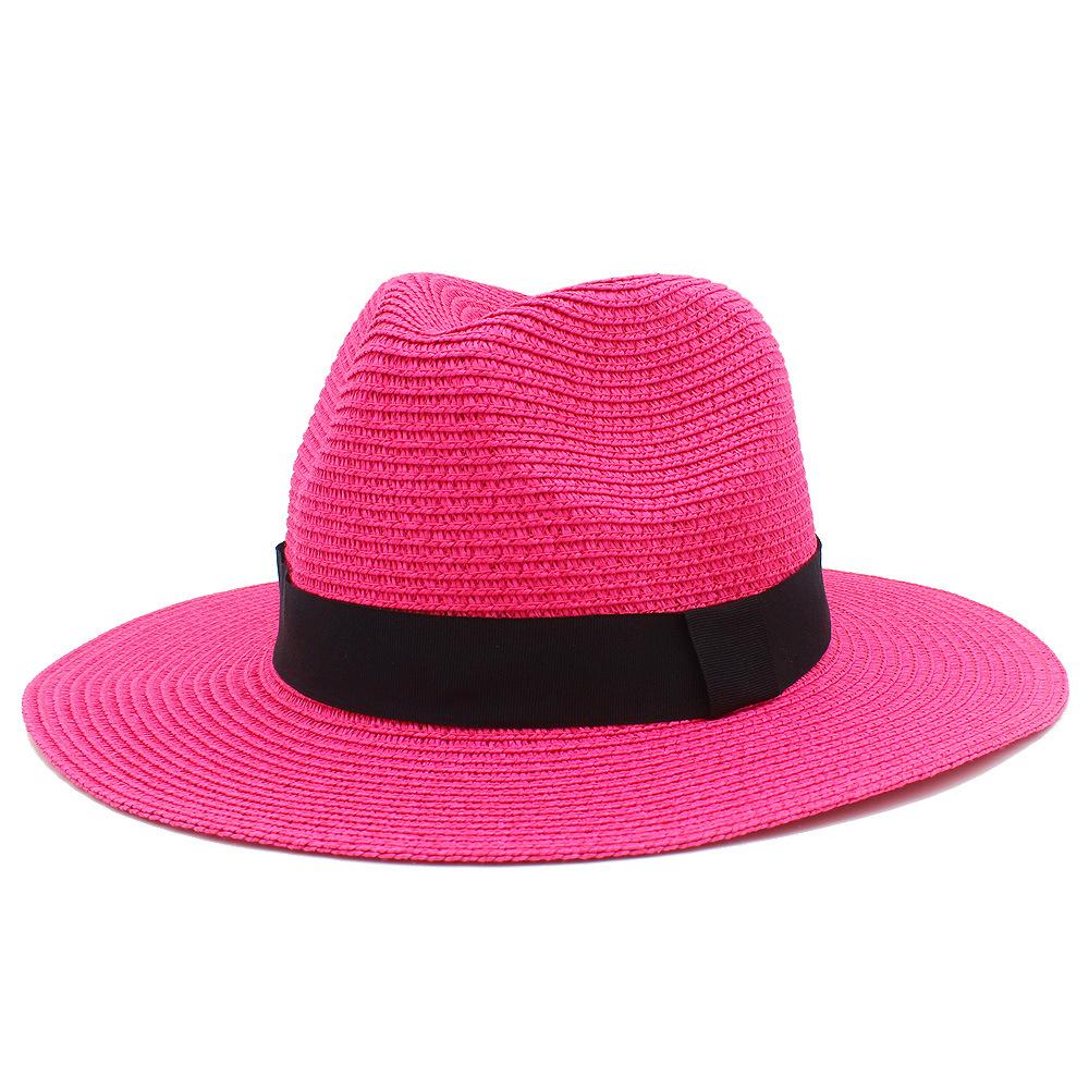 Simple and versatile sunscreen hat Spring and summer outdoor sun hat Children's hot-selling high-quality straw hat Travel sun hat