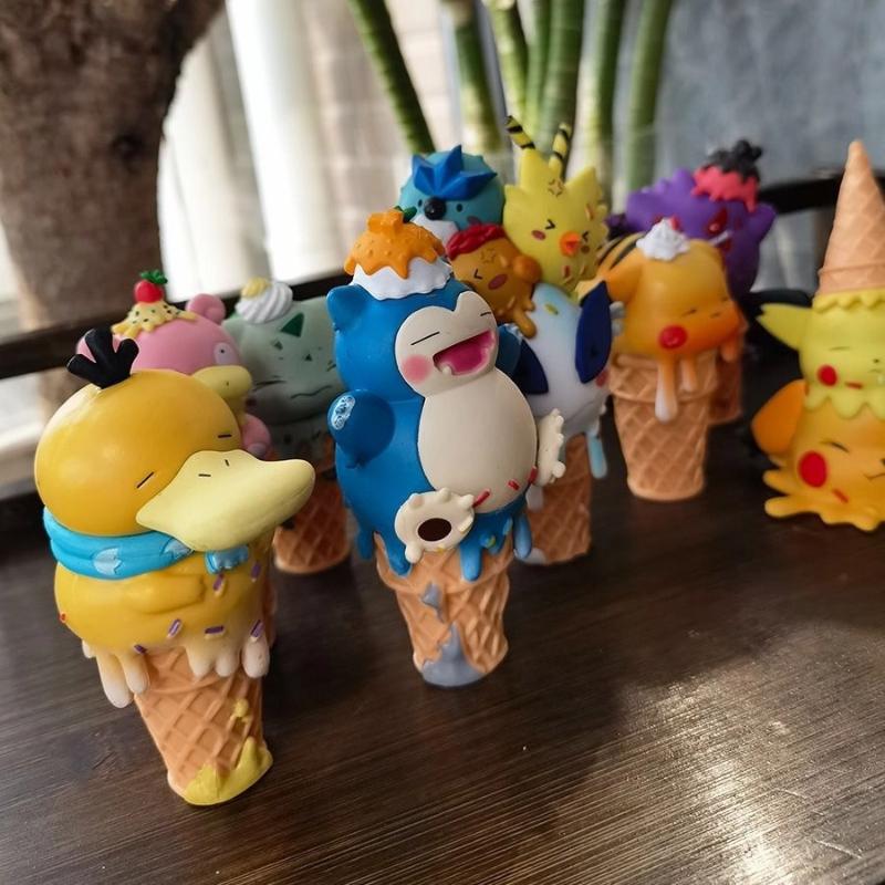 Gk Мороженое Утлетт Слоупок Чармандер Ханхан Зверь Большой Размер Высококачественная Версия Фигурка Модель Украшение Коллекционная Игрушка D
