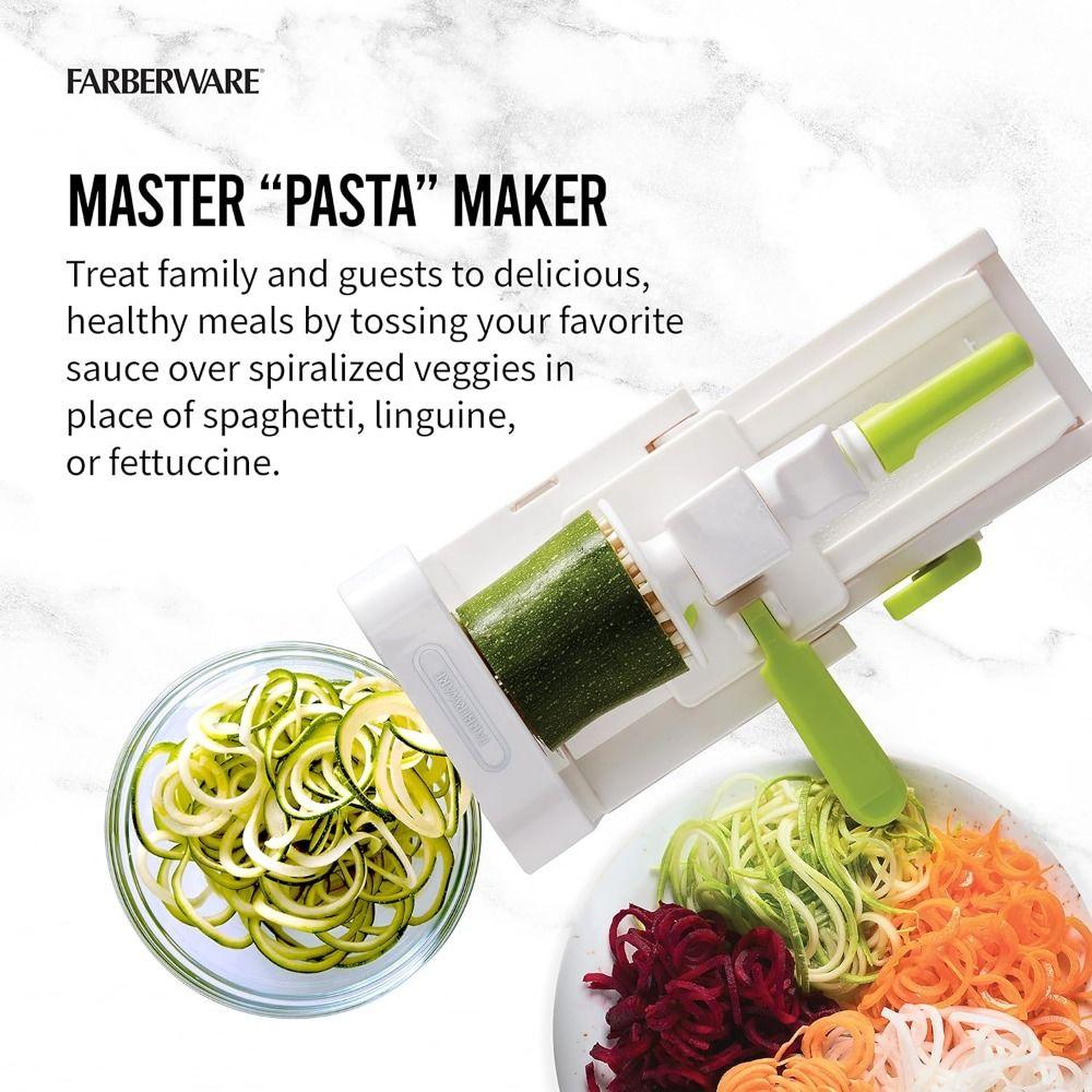 Multifunctional Hand Crank Grater 4 Blades Zucchini Noodle Maker Vegetable Spiralizer Potato
