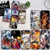 One Piece Luffy Soft Shell Phone Case for iPhone 16 15 14 13 12 Pro Max Plus Mini