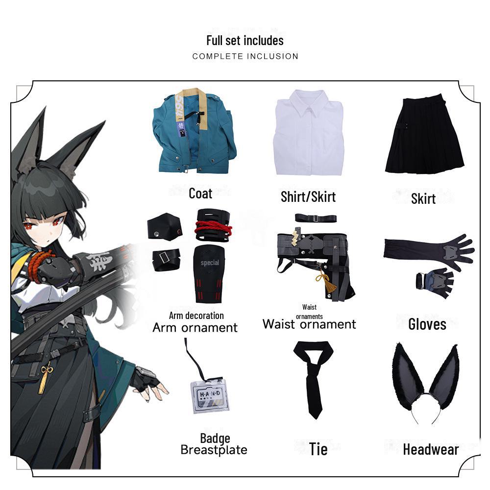 Groundhog Zero Zone Kelaida Xingjianya Косплей Аниме Костюм - Полный женский комплект