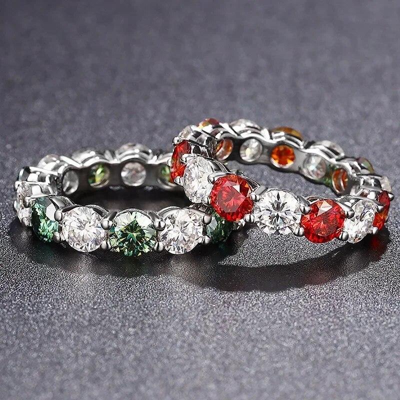 Sace Gems Сертифицированное GRA кольцо с муассанитом 7 карат VVS1 Lab Diamond Solitaire Кольцо для женщин Обручальное кольцо с обещанием ювелирных изделий