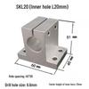 SKL Thickened Vertical Optical Axis T-Type Shaft Support Mount - Raised Version
