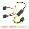 8Pin/6Pin к Sata жесткий кабель адаптера питания Соединительный кабель 12V к 4Pin Molex HDD шнур питания