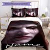 3pcs Custom Name World of Warcraft Bedding Set Duvet Cover Closure Includes 1 Duvet Cover & 2 Pillowcases for All Seasons Bedroom Decor