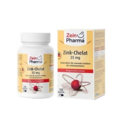 Zein Pharma Хелат цинка Веганские капсулы 120 таблеток