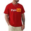 Painhub Мужская Женская Футболка Хлопковая Футболка Мужская Летняя Модная Толстовка Модная Мужская Хлопковая Брендовая Футболка Одежда