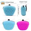 Silicone Pet Training Waist Bag, Outdoor Portable Dog Food Snack Pouch Waterproof Feeding Storage Bag For Dog Walking Training