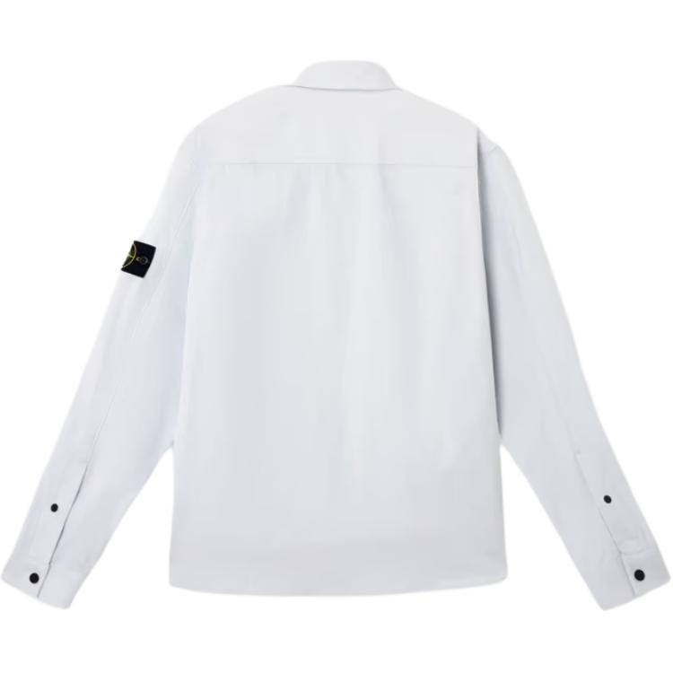 STONE ISLAND Ss25 Дизайн нагрудного кармана Повседневная рубашка с длинным рукавом Мужские рубашки K1S151200113-V0041