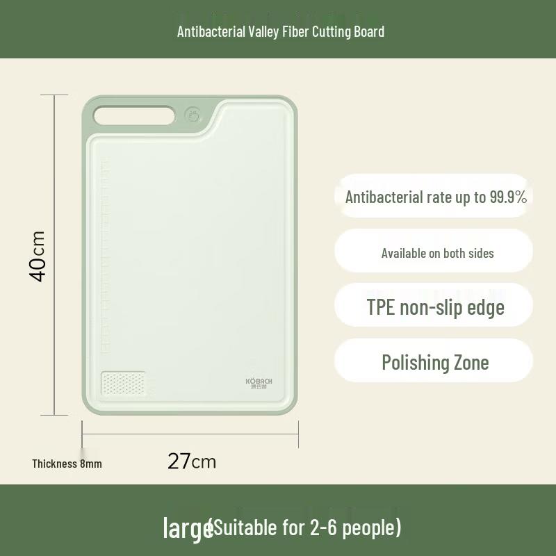 Kombach Antibacterial Wheat Straw Chopping Board