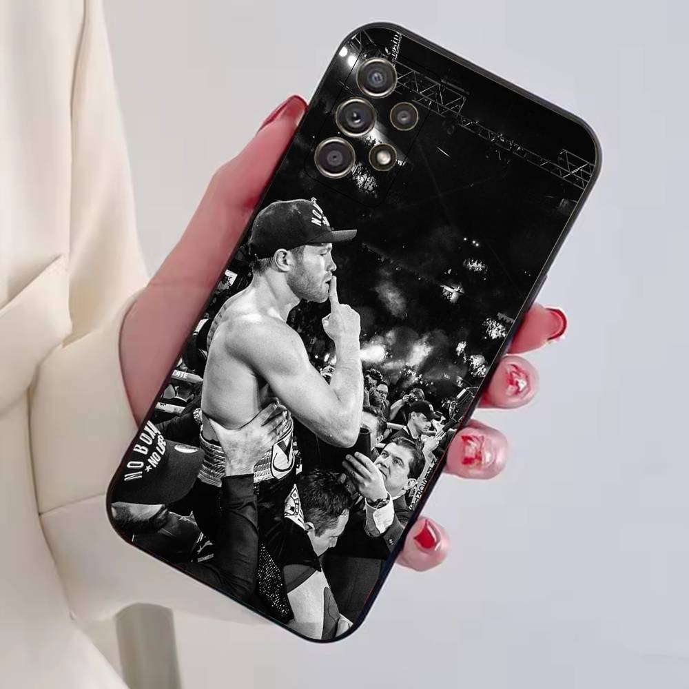 Мексика Бокс Канело Альварес Чехол для телефона для Samsung S25,S24,S21,S22,S23,S30,Ultra,S20,Plus,Fe,Мягкий силиконовый Черный чехол