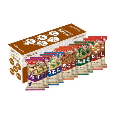 Набор супа мисо Amano Foods Regular, 5 видов, 10 порций