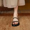 Thick-soled Small Fragrant Wind Cool Slippers Fairy Shoes 2025 New Summer Wear Soft-soled Beach Sandals
