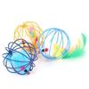 Colorful Mouse In Cage Cat Toy Within Sand Interactive Chase Cat Mouse Toy