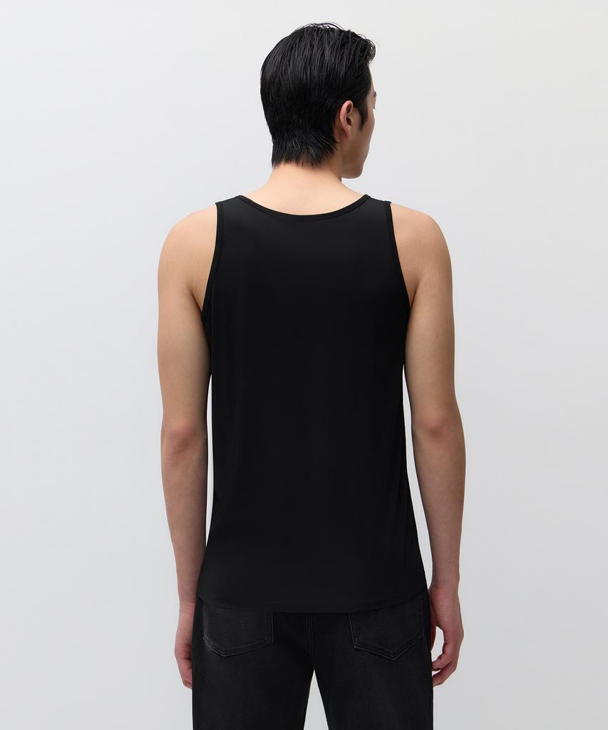 MUSINSA STANDARD [Cooltandard] Mesh Sleeveless Undershirt [Black]