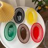 Colorful Basket Serving Reusable Storage Basket Cake Hamburger Food Baskets  Picnic Plate