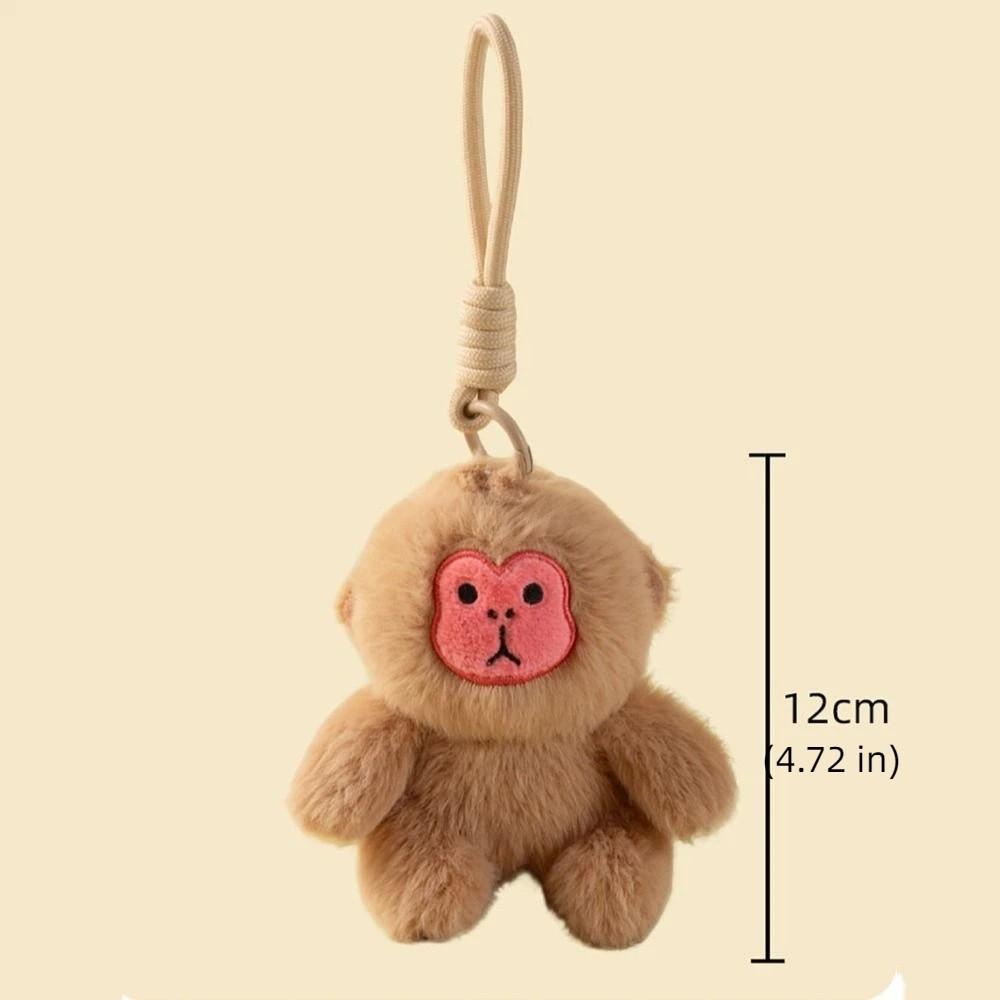 Stuffed Animals Monkey Plush Pendant Plush Doll Monkey Car Pendant  Backpack Decoration