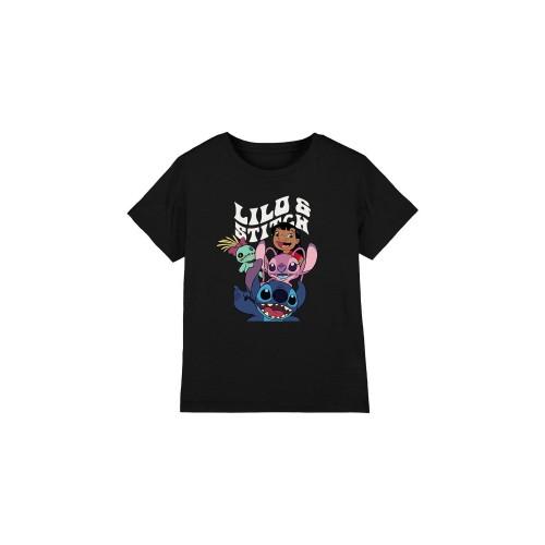 Lilo & Stitch Детская/Подростковая футболка с коллажем персонажей