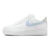 Nike Air Force 1 Low White Light Armory Синие женские кроссовки Light-Bone HF0022-100