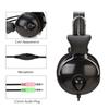 3.5mm Wired Hd Sound Headphones Over Ear Headset Bass Hifi Music Stereo Earphones Flexible Adjustable Headset For Pc Mp3 Phone