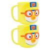 Lilpang Pororo 3-dimensional Cups, Yellow, 2 Pieces, Popular Korean Parenting Items