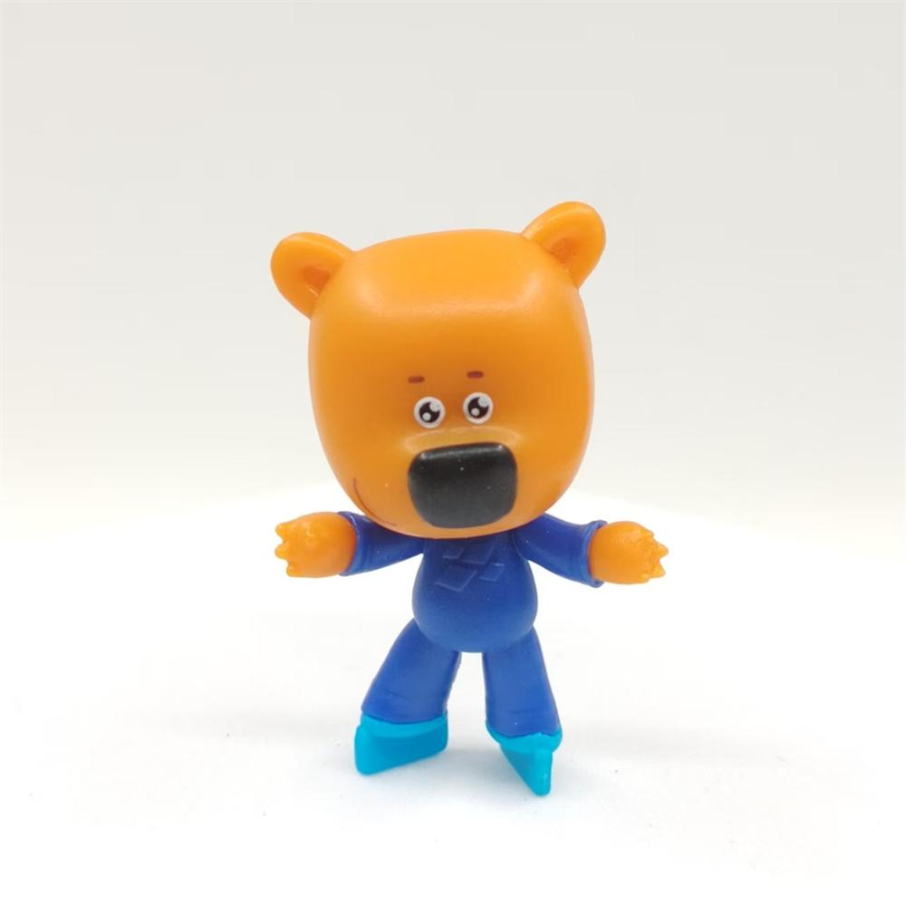 Be Be Bears Фигурки Действия Известный Русский Поучительный Мультфильм Аниме Оригинальные 3-4 см Коллекционные Фигурки Игрушка Детские Подарки на День Рождения