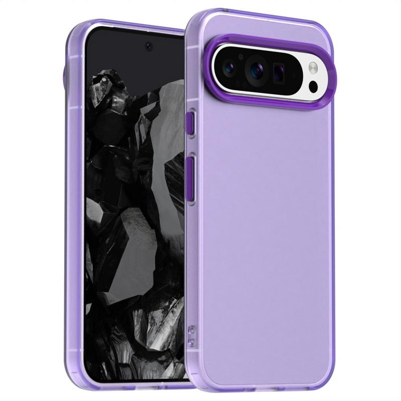 Candy Color Slim Matte Case For Google Pixel 9 Pro XL 8 Pro 8A Lens Protection Shockproof Hybrid TPU Phone Cover