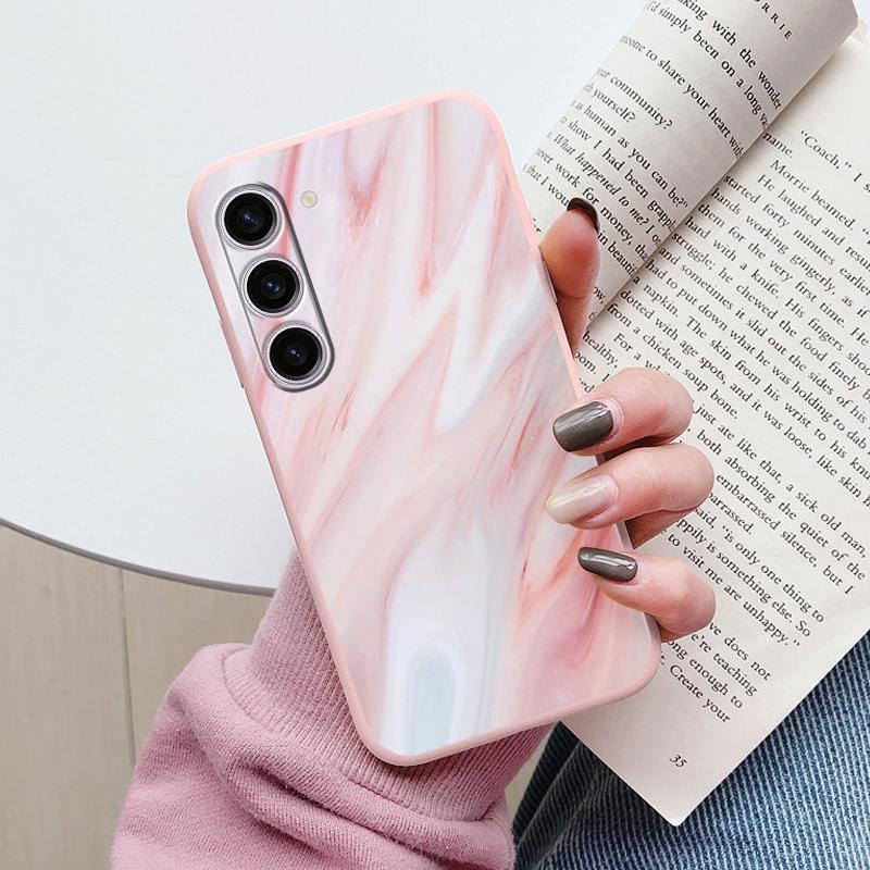 Чехол для Samsung A55 5G Задняя крышка Защитный силиконовый Funda Модный Мраморный Каменный Текстурный Coque для Samsung Galaxy A54 A56 Capa
