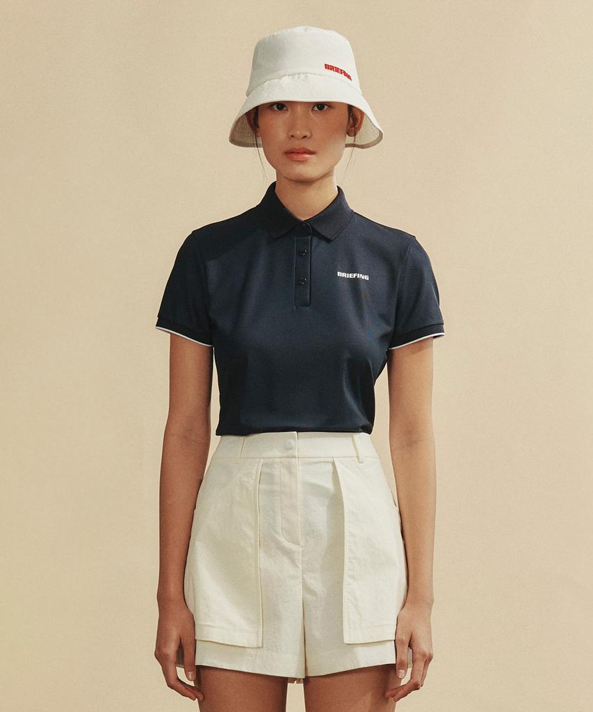 Beulipinggolpeu Women'S Essential Logo Point Polo Shirt_Black