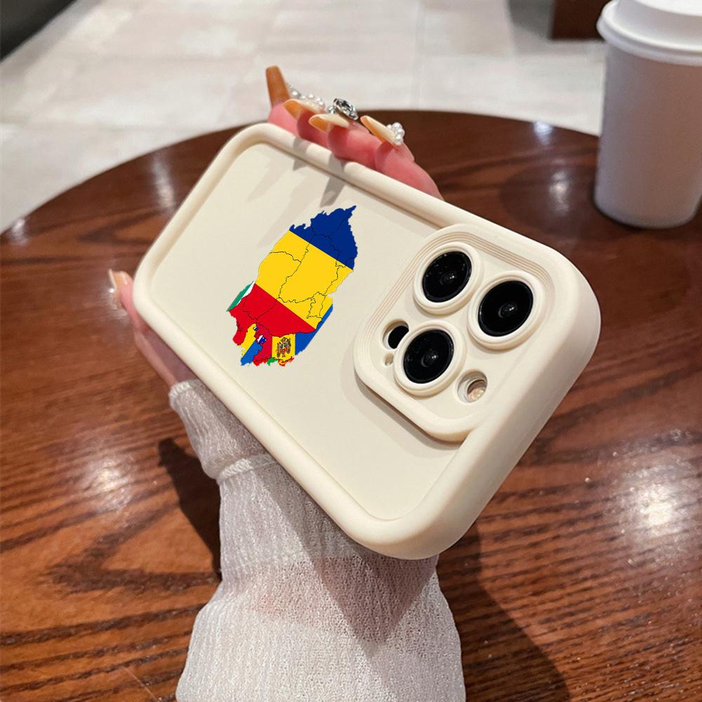 N91 Флаг Молдовы, мягкие чехлы для телефонов с ангельскими глазками для iPhone 15, 14, 12, 11 Pro Max 13 mini 7 8 6S Plus XS Max XR SE, противоударный чехол-бампер