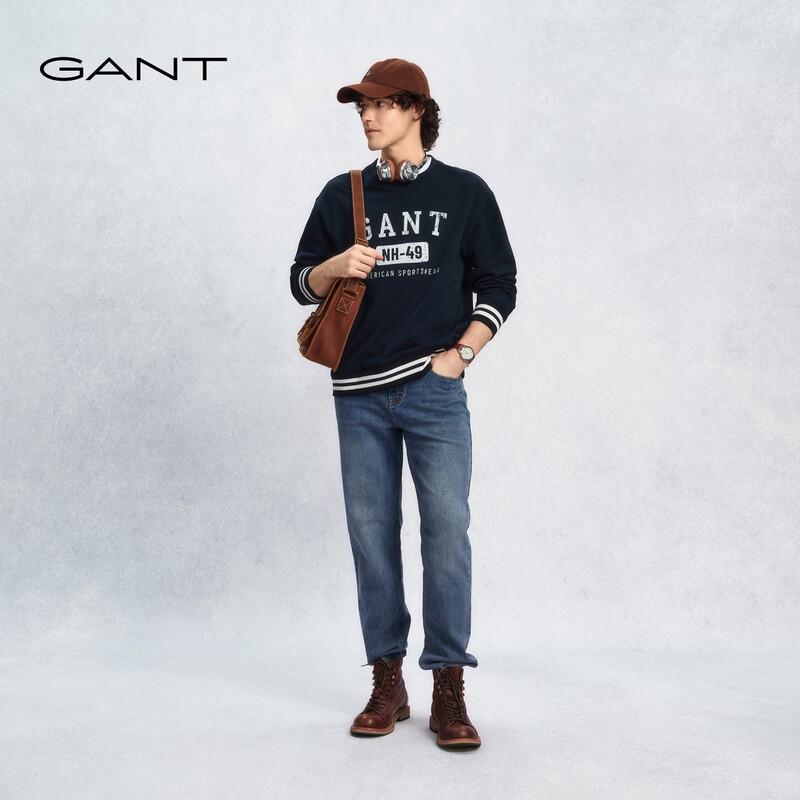Мужские классические прямые джинсы GANT