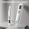Multi-functional Pet Grooming Hair Trimmer, USB Rechargeable, Low-noise Dog Paw Trimmer with LED Light, Suitable for Nails, Eyes, Face, and Rump.