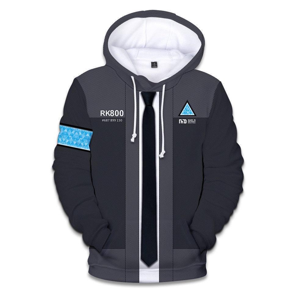 Ultimate Comfort Detroit Become Human Connor Rk800 Hoodie For Everyday Wear