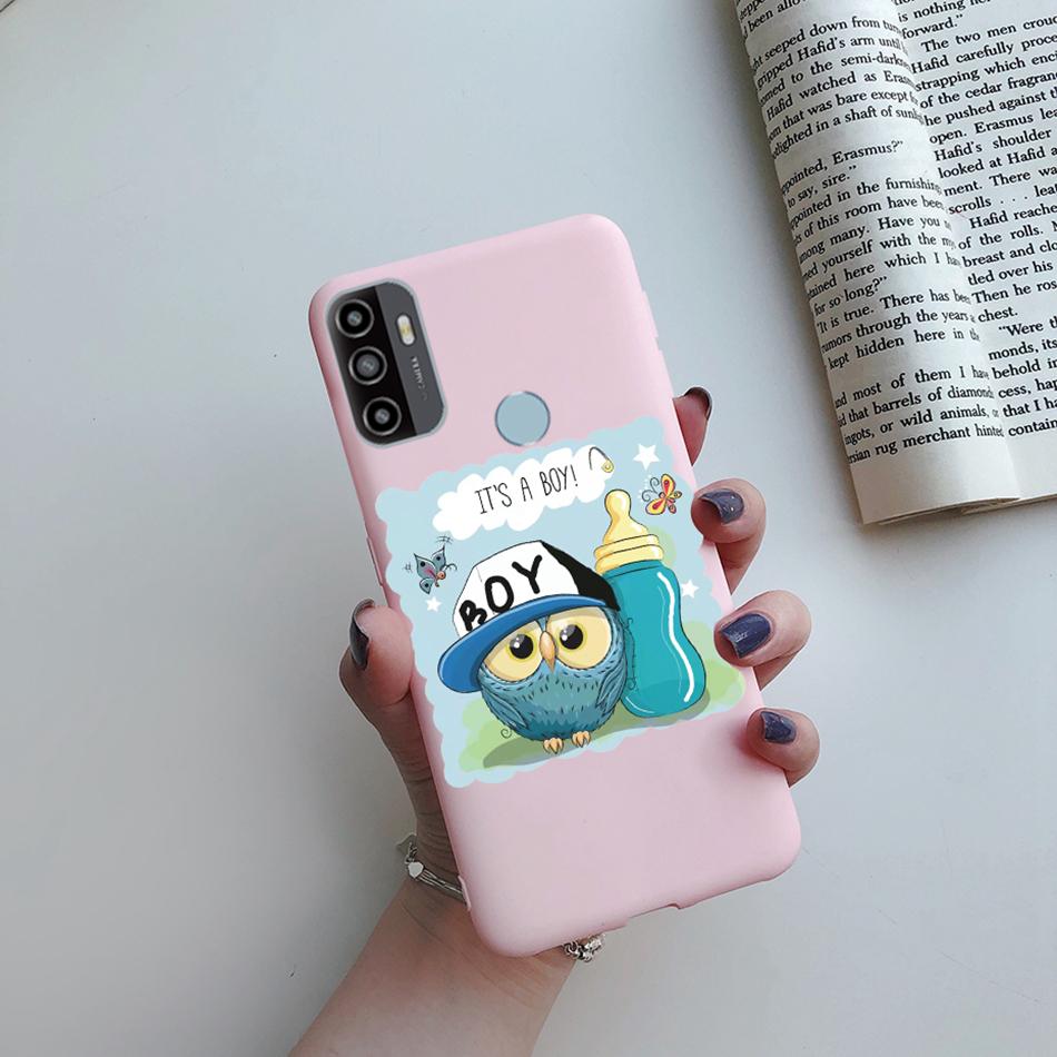 Чехол для OPPO A53S 2020 Мультяшный Coque Сердце Нарисованный Силиконовый Задняя Панель Телефона Для oppo a53s A 53s A53 s oppoa53 2020 Чехол-Ракушка