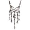 Exaggerated Jewelry Fashion Big-Name Skull, Claws, Skull, Fringed Necklace, Jewelry