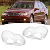 Headlight Lens Cover Transparent Front Headlight Lens Cover 1Pair Rugged UV Resistant High Visibility for W203 C-Class