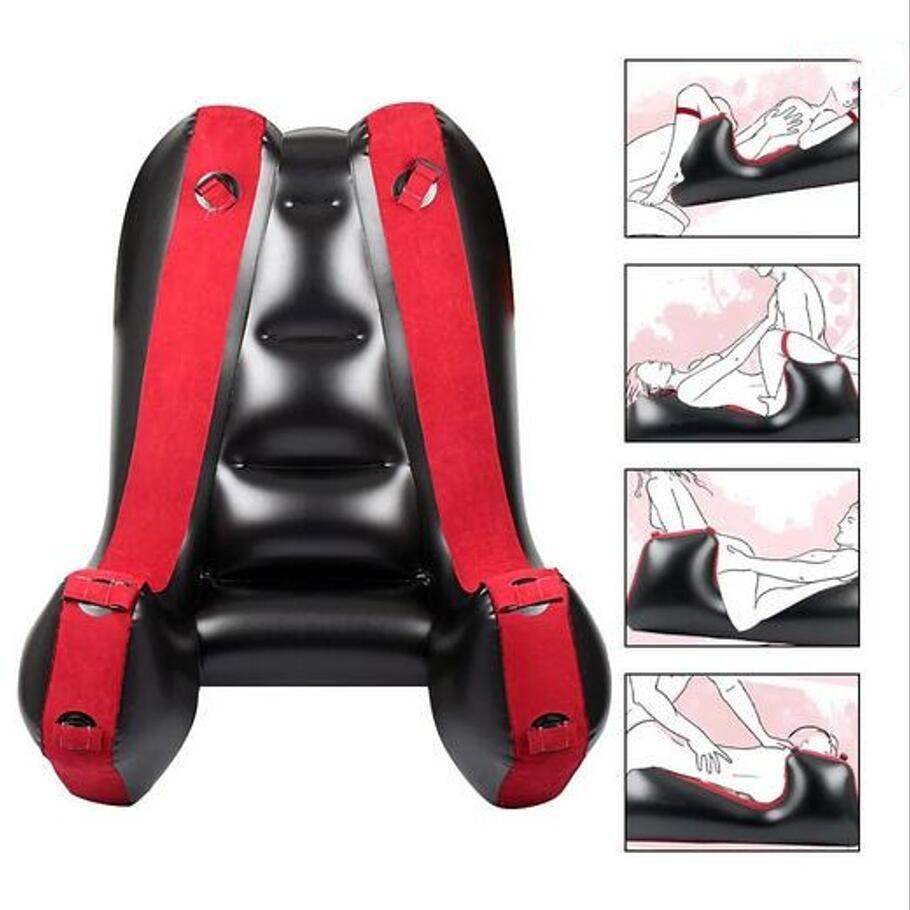 Inflatable Sofa Sexual Furniture Spread Your Legs Change Sex Positions With Handcuffs and Ankle Cuffs SM BDSM