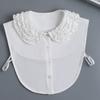 Vintage Lapel Fake Collar Female Detachable Shirt False Collar for Women Blouse Sweater Lapel Top Clothing Accessories