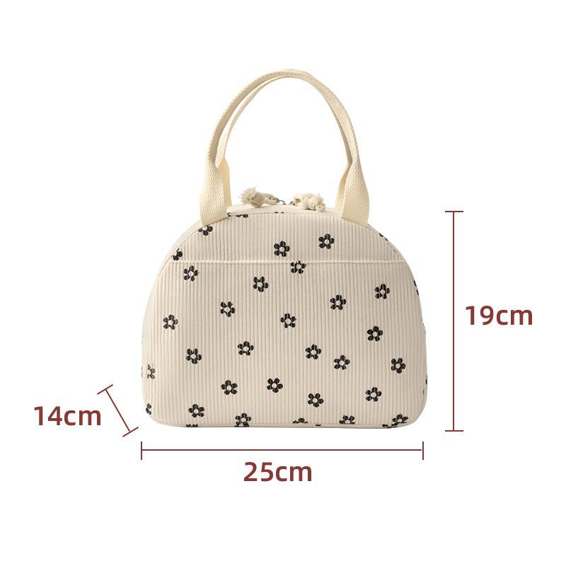 Прочная термоизолированная сумка для ланча: Милый, Простой, Утепленный Дизайн для Улицы и Поездок на Работу