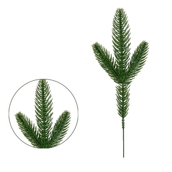 24 шт. искусственные рождественские ветки сосновой иглы, яркие цвета, реалистичные, не требующие полива, искусственные растения