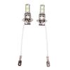 2x H3 5050 Белый 9 SMD LED DC12V Автомобильные противотуманные фары Светодиодные лампы 6500K