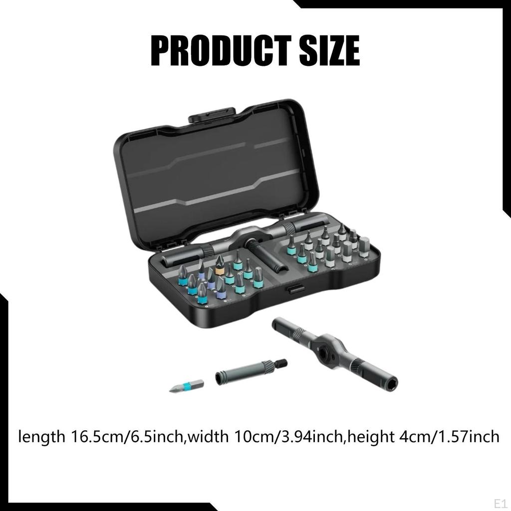 Магнитный набор отверток 24 в 1 для ремонта и сборки мебели